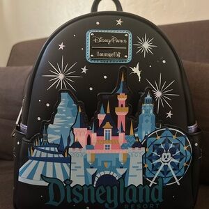 NWT Loungefly Disneyland Blue Backpack